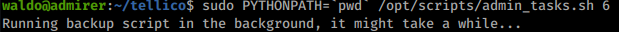 Running privesc script